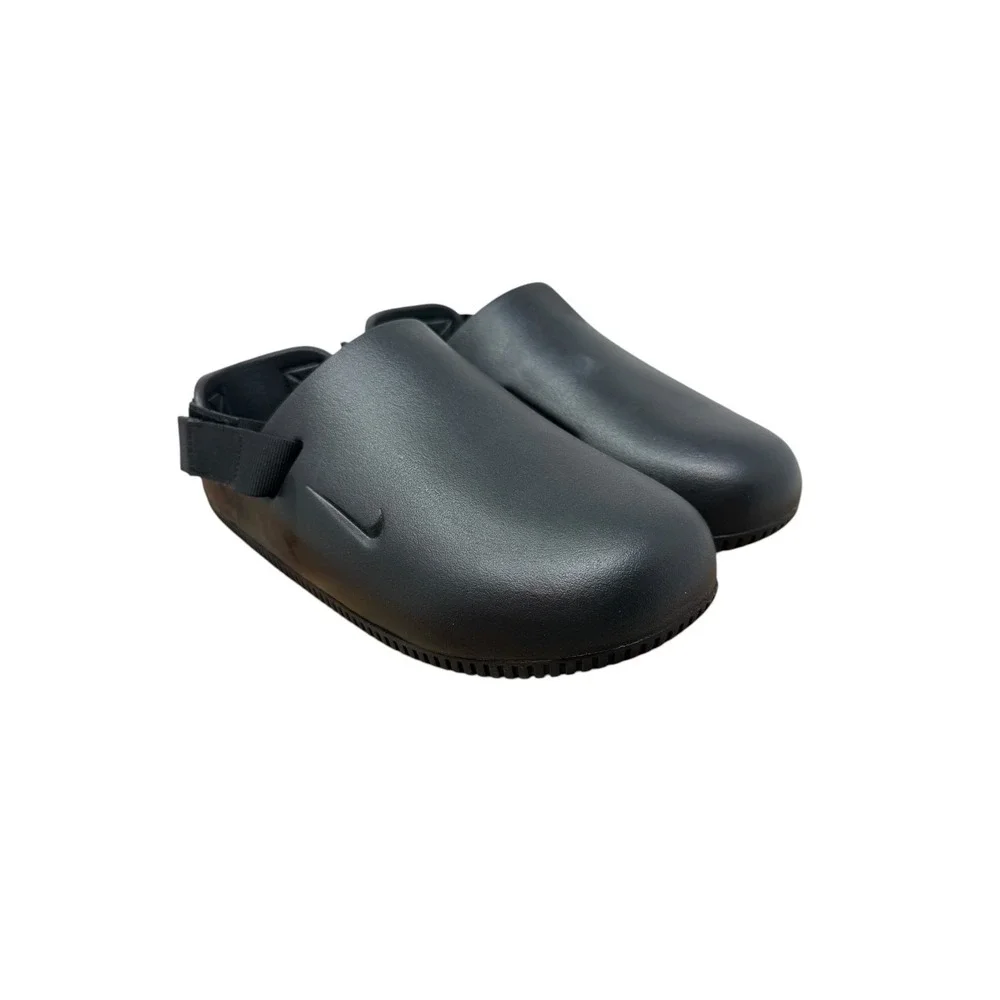 Nike Calm Mule Mens Size 9 Black FD5130-001 Adjustable Strap Foam Clogs